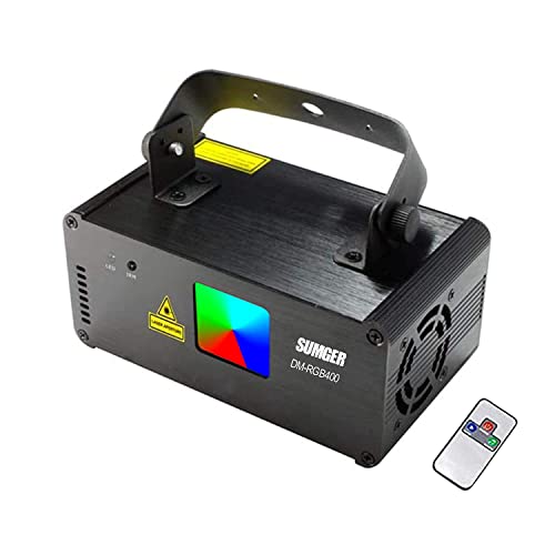  Sumger प्रोफेशनल DMX512 LED इनडोर स्टेज लाइट्स RGB लेजर स्कैनर बीम इफेक्ट स्टेज लाइट साउंड...