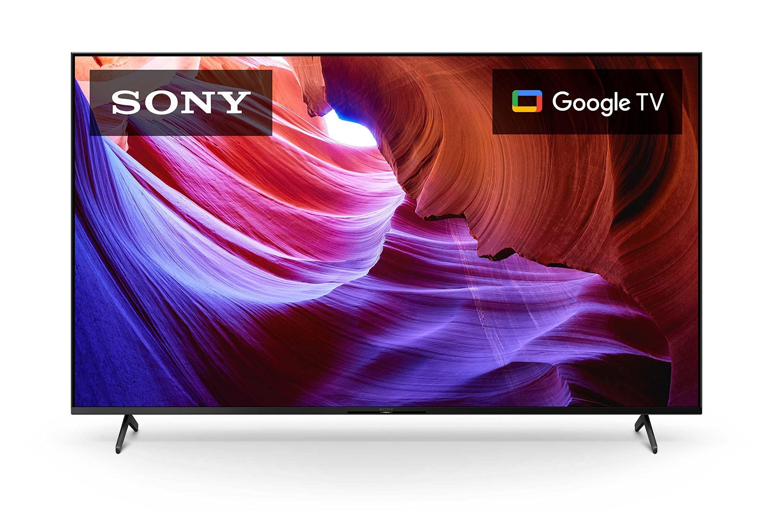 Sony 75 Inch 4K Ultra HD TV X85K Series: LED Smart Google TV with Dolby Vision HDR and Native 120HZ Refresh Rate KD75X85K- Latest Model,Black