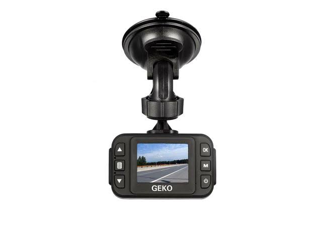 GEKO E1008G E100 फुल HD 1080P डैश कैम - नाइट विजन के साथ कार DVR डैशबोर्ड कैमरा वीडियो रिकॉर्डर