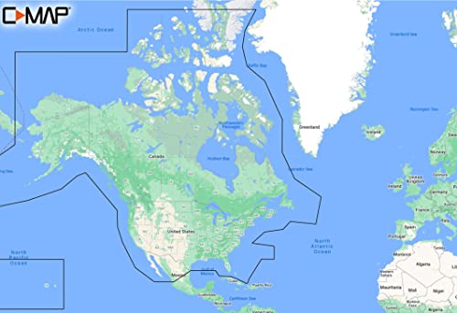 C-MAP समुद्री जीपीएस नेविगेशन के लिए उत्तरी अमेरिका झील...