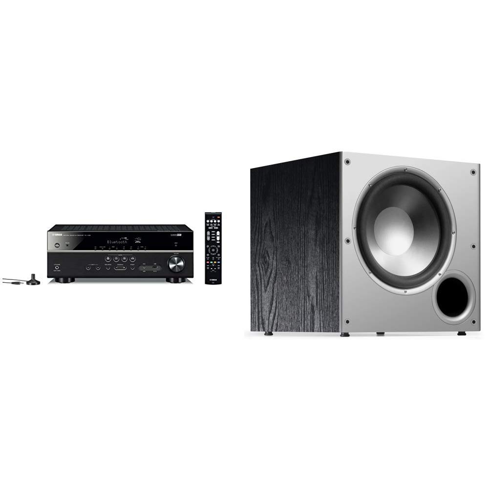 Yamaha Audio यामाहा RX-V385 5.1-चैनल 4K अल्ट्रा HD AV र...