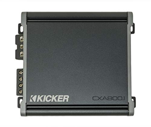 Kicker 46CXA8001 कार ऑडियो क्लास डी एम्प मोनो 1600W पीक सब एम्पलीफायर CXA800.1