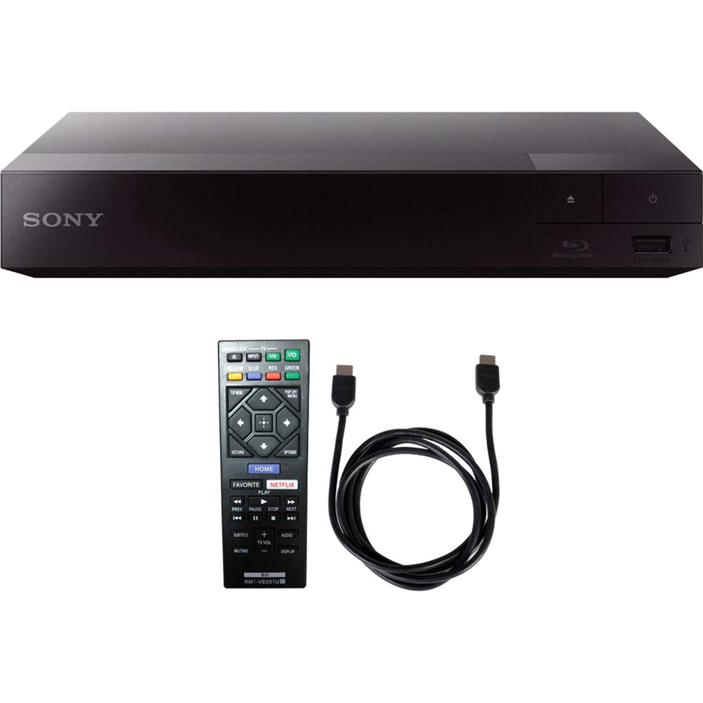 Sony 6 फीट हाई स्पीड HDMI केबल के साथ BDP-S1700 स्ट्रीमिंग ब्लू-रे डिस्क प्लेयर