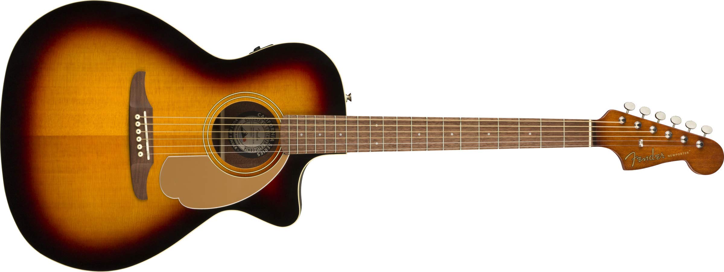 Fender न्यूपोर्टर प्लेयर ध्वनिक गिटार - सनबर्स्ट