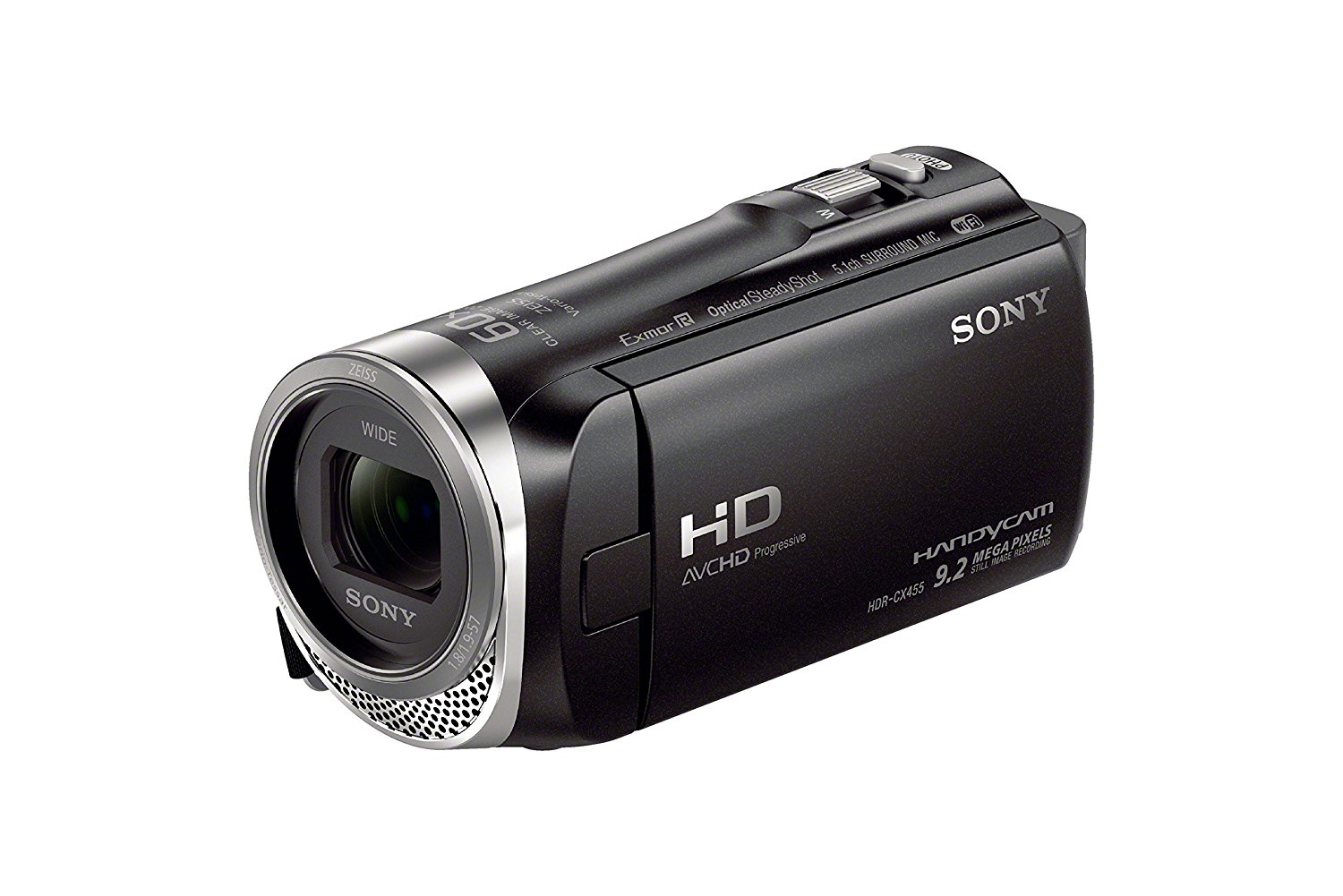 Sony HDRCX455 / B पूर्ण HD 8GB कैमकॉर्डर (काला)