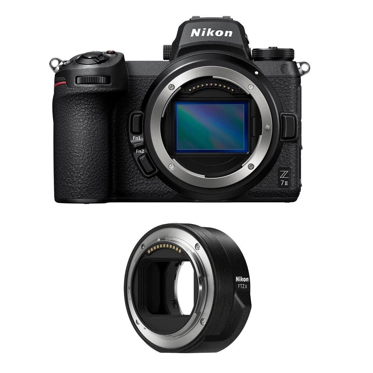 Nikon FTZ II माउंट एडाप्टर के साथ Z 7II मिररलेस डिजिटल कैमरा बंडल