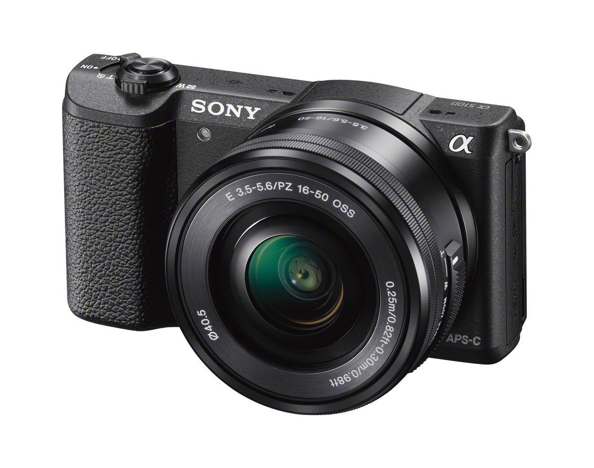 Sony a5100 16-50mm मिररलेस डिजिटल कैमरा 3-इंच फ्लिप अप एलसीडी (ब्लैक) के साथ