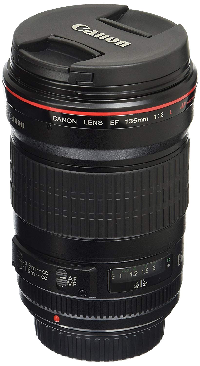 Canon ईएल 135 एमएम एफ / 2 एल यूएसएम लेंस एसएलआर कैमरों के लिए - फिक्स्ड
