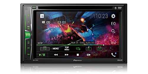 Pioneer 6.2' WVGA क्लियर प्रतिरोधक डिस्प्ले के साथ मल्टीमीडिया डीवीडी रिसीवर