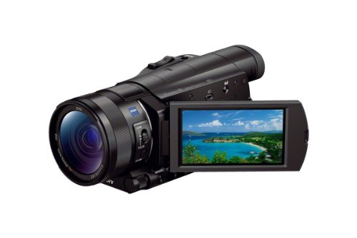 Sony 3.5 इंच एलसीडी (ब्लैक) के साथ FDR-AX100 / B 4K वीडियो कैमरा