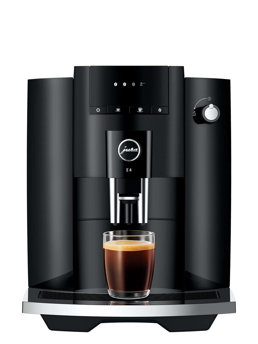 Jura E4 Automatic Coffee Machine (Piano Black)