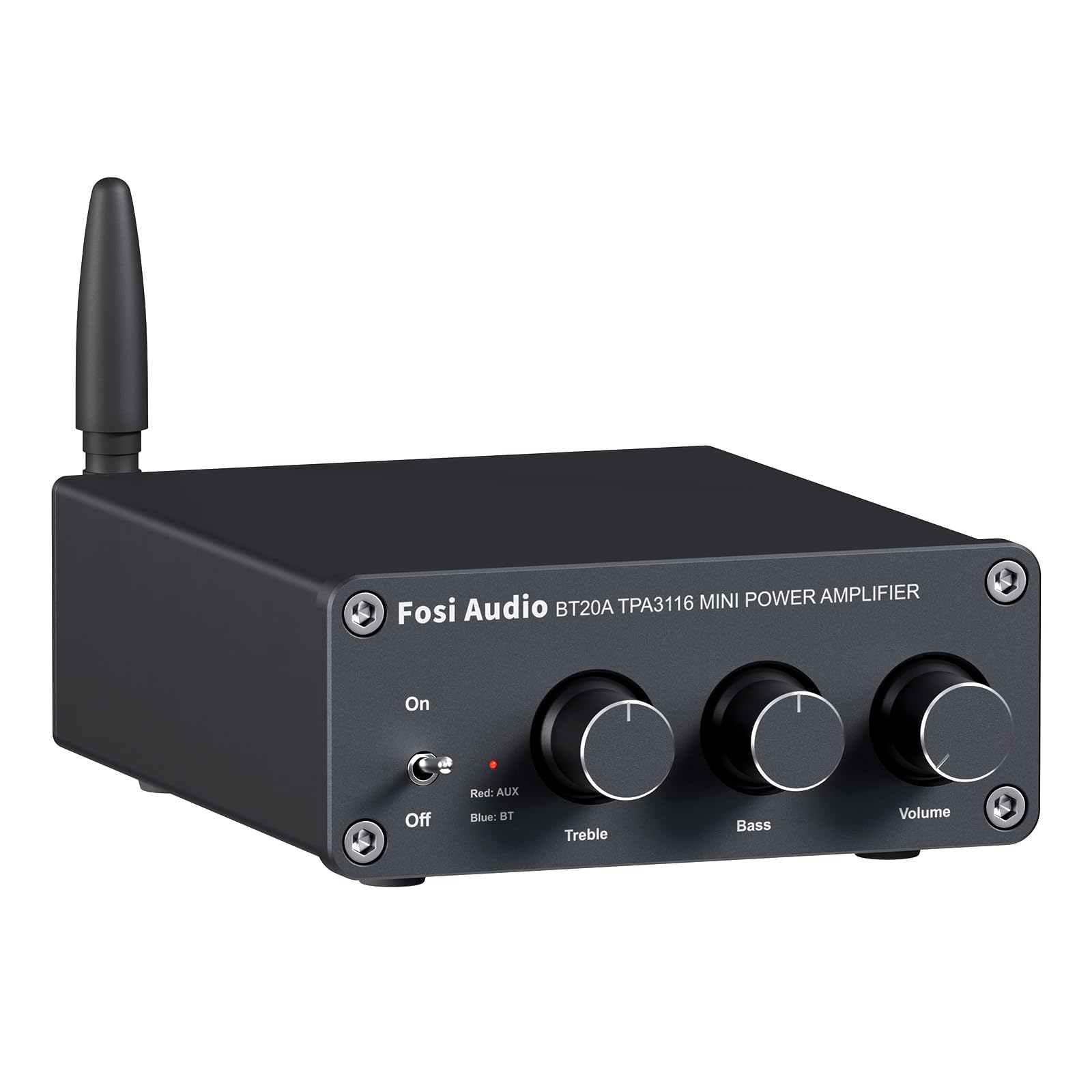  Fosi Audio BT20A ब्लूटूथ 5.0 स्टीरियो ऑडियो 2 चैनल एम्पलीफायर रिसीवर मिनी हाई-फाई क्लास...