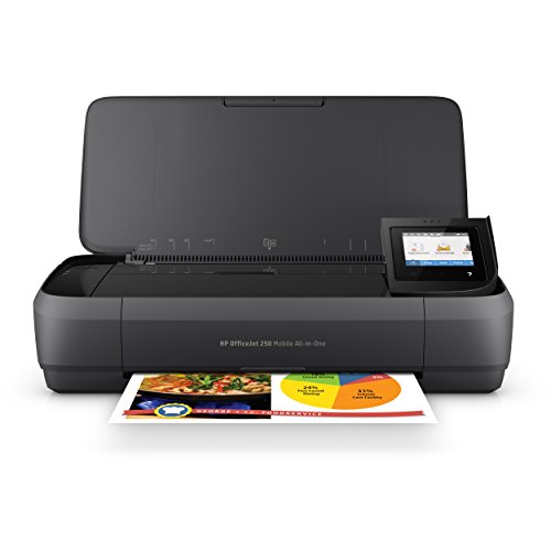HP OfficeJet 250 वायरलेस और मोबाइल प्रिंटिंग (CZ992A) के साथ सभी में एक पोर्टेबल प्रिंटर