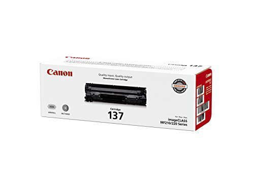 Canon 137 टोनर कार्ट्रिज - काला - खुदरा पैकिंग में 2 पैक