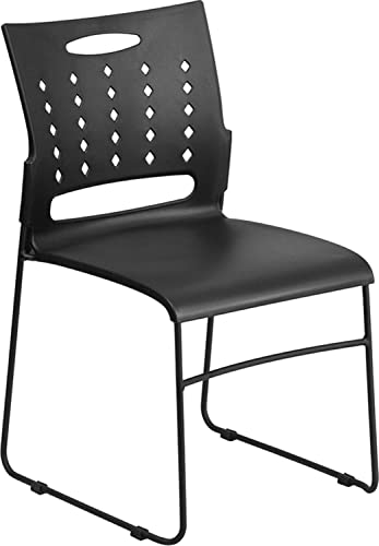 Flash Furniture प्लास्टिक स्टैक कुर्सियाँ