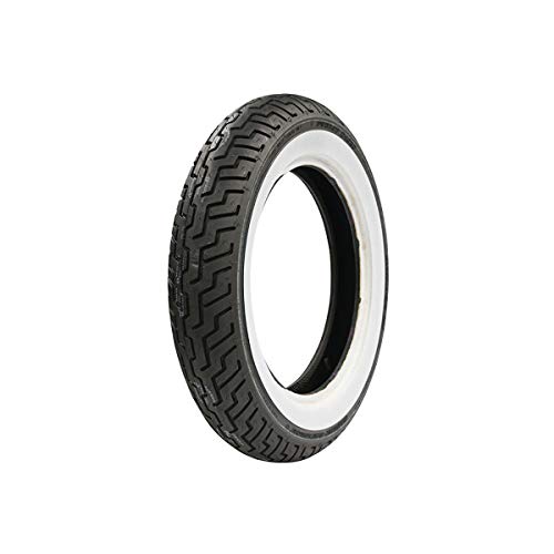  Dunlop Tires हार्ले-डेविडसन D402 फ्रंट मोटरसाइकिल टायर MT90B-16 (72H) चौड़ी सफेद दीवार - फिट बै...