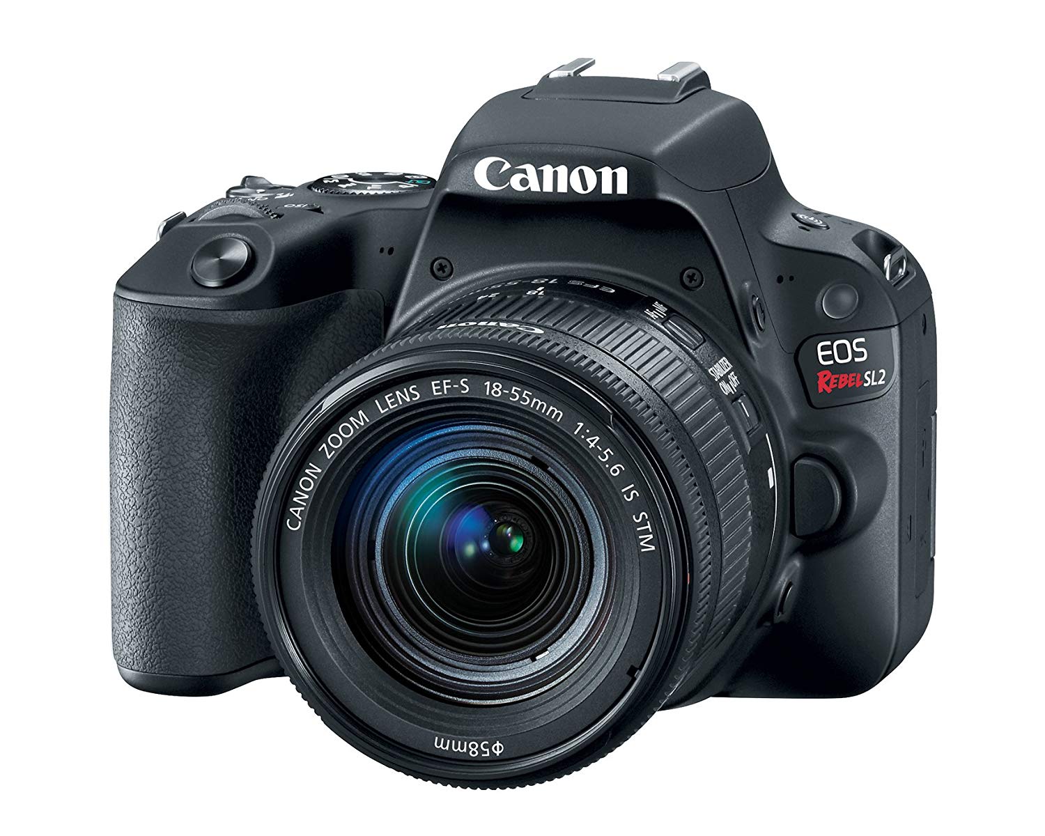  Canon EF-S 18-55 मिमी एसटीएम लेंस के साथ ईओएस विद्रोही एसएल 2 डीएसएलआर कैमरा - वाईफाई स...