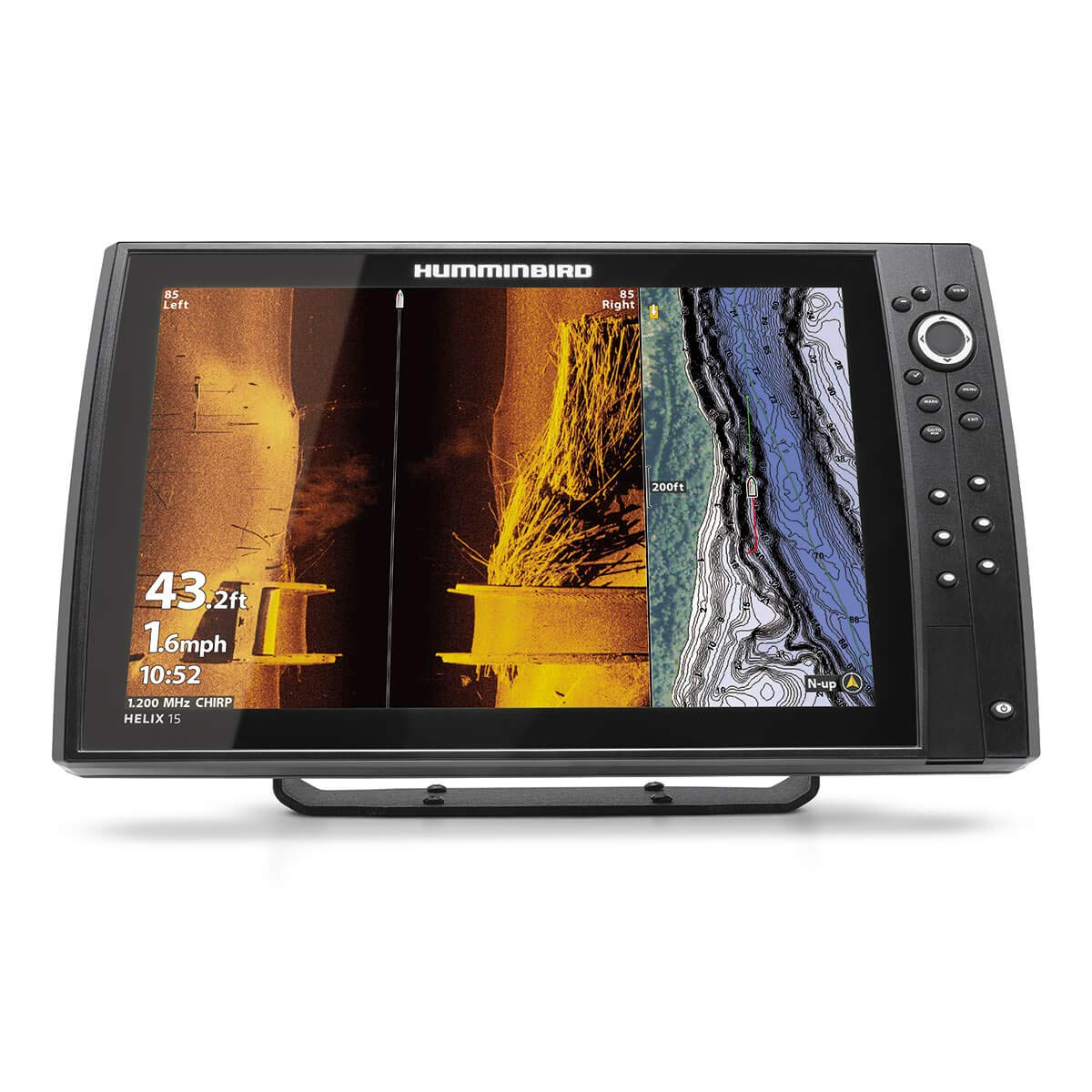 Humminbird 411320-1 हेलिक्स 15 चिर्प मेगा एसआई+ ...