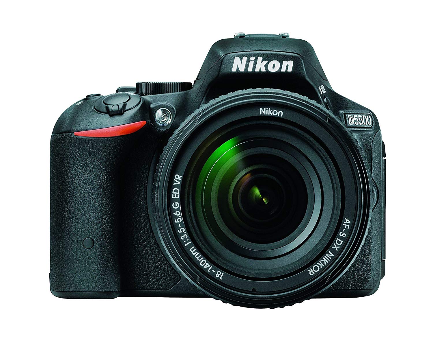 Nikon D5500 DX- प्रारूप डिजिटल SLR w / 18-140 मिमी VR किट (काला)