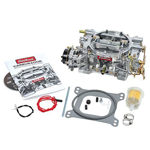  Edelbrock 1411 कलाकार 750 सीएफएम स्क्वायर बोर 4-बैरल एयर वाल्व माध्यमिक इलेक्ट्रिक चोक न्यू...