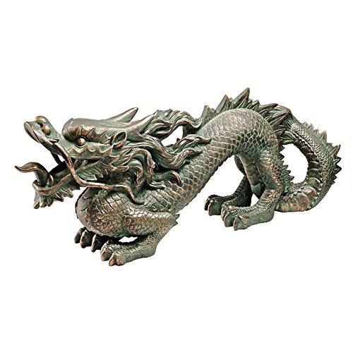 Design Toscano महान दीवार की एशियाई ड्रैगन प्रतिमा...