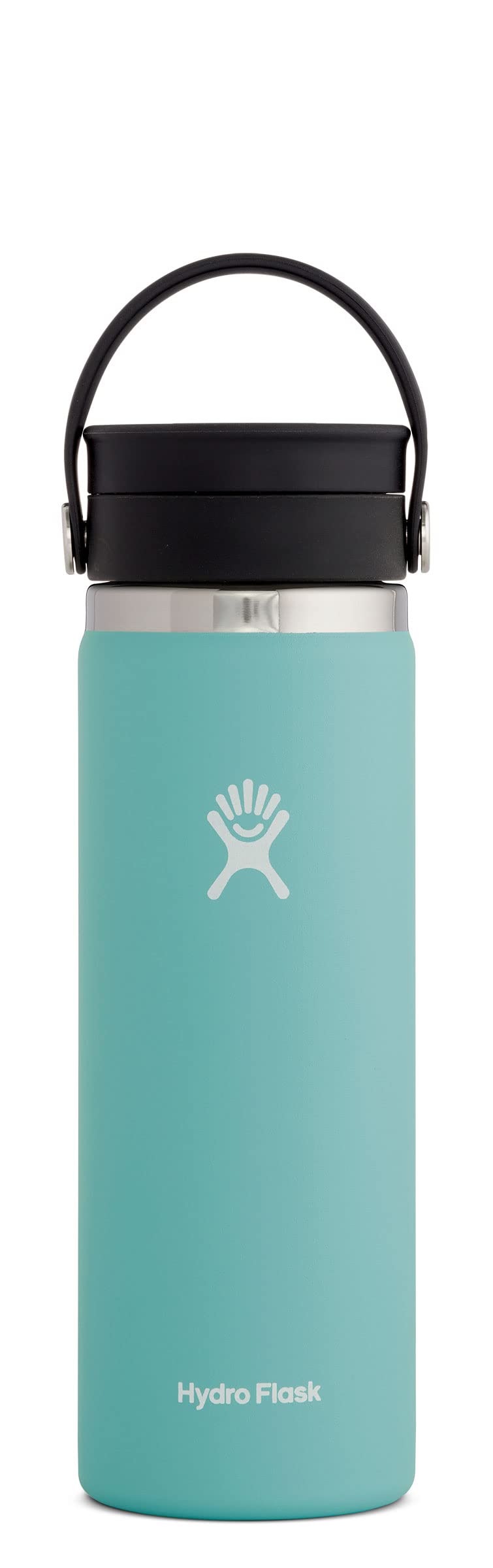 Hydro Flask फ्लेक्स सिप ढक्कन अल्पाइन के साथ 20 औंस चौड़ी मुंह वाली बोतल