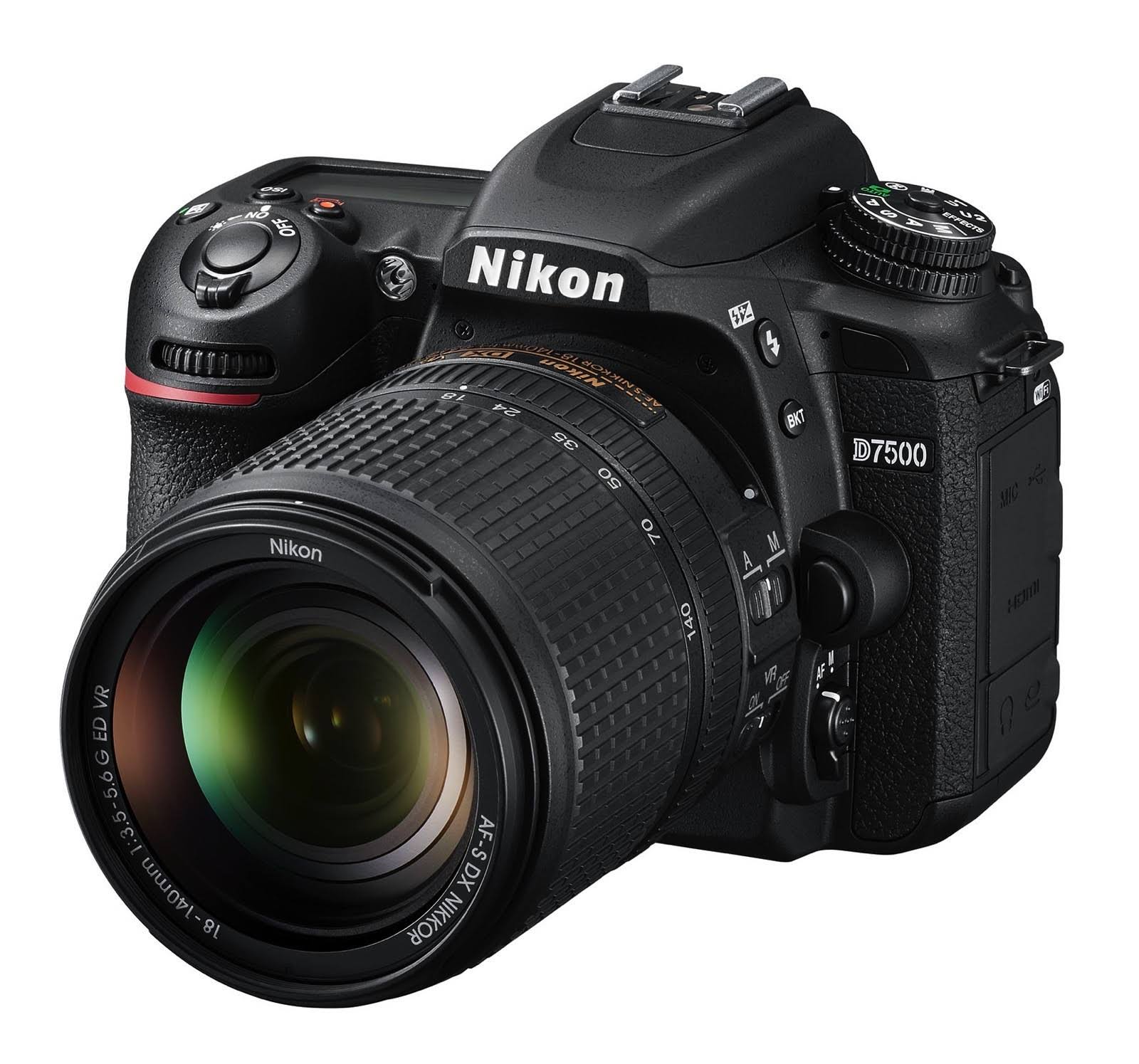 Nikon D7500 डीएक्स-प्रारूप डिजिटल एसएलआर डब्ल्यू / 18-140 मिमी वीआर लेंस