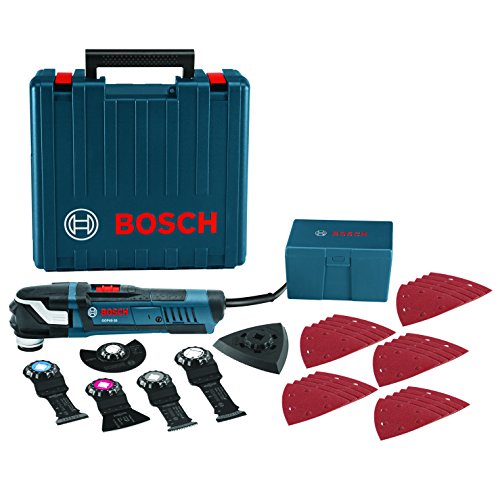  Bosch बिजली उपकरण Oscillating देखा - GOP40-30C - StarlockPlus 4.0 एम्प ऑसिलिंग मल्टीटूल किट Oscillating टूल किट...