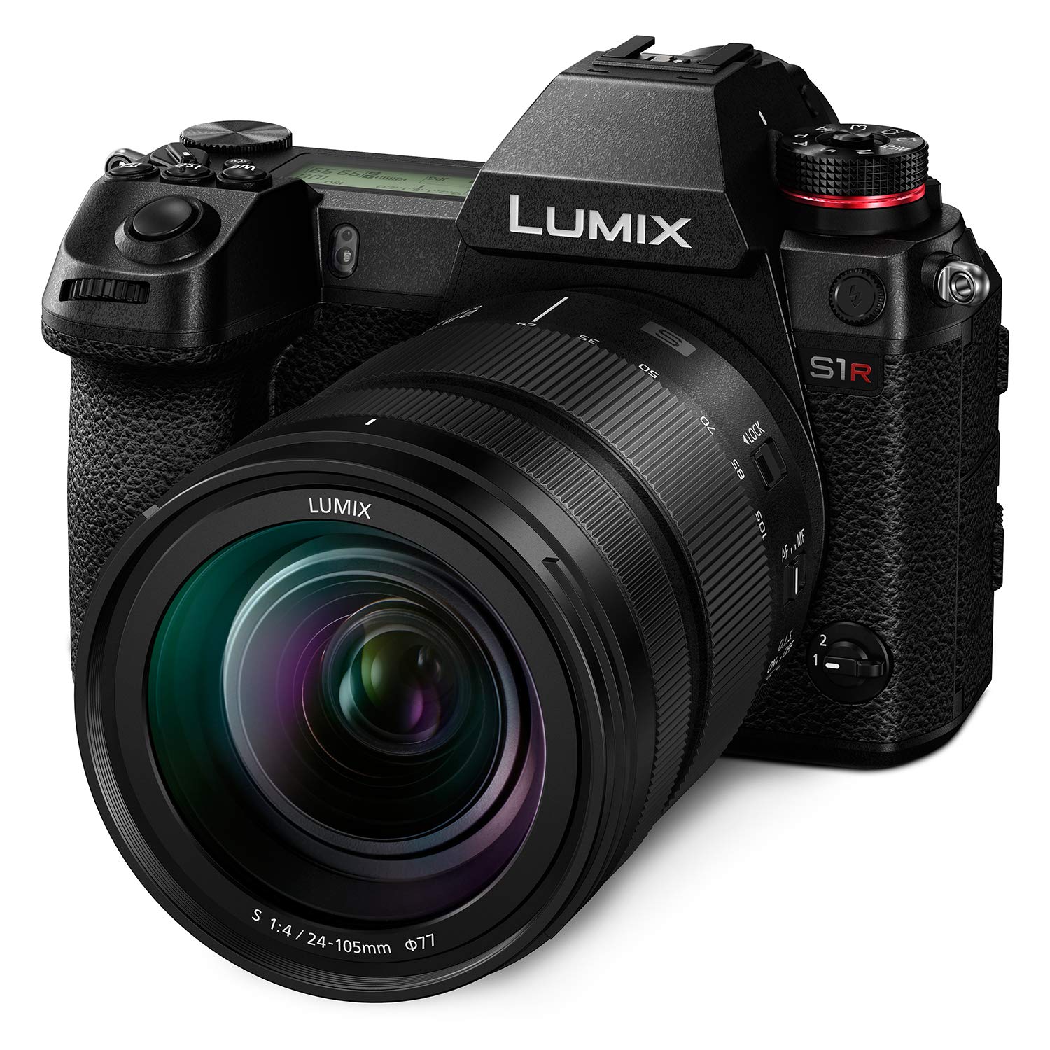 Panasonic पैनासोनिक LUMIX S1R मिररलेस कैमरा LUMIX S 24-...
