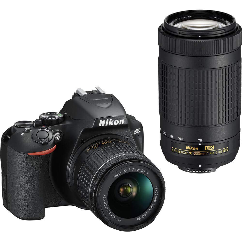 Nikon D3500 DSLR कैमरा AF-P DX NIKKOR 18-55 मिमी लेंस (...