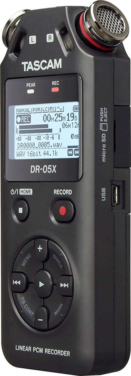 Tascam टैस्कम DR-05X पोर्टेबल ऑडियो रिकॉर्डर...