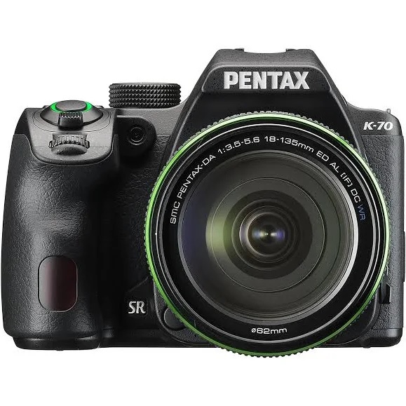  Pentax पेंटाक्स के -70 ऑल वेदर वाई-फाई डिजिटल एसएलआर कैमरा और 18-55 एमएम अल डब्ल्यूआर लेंस...