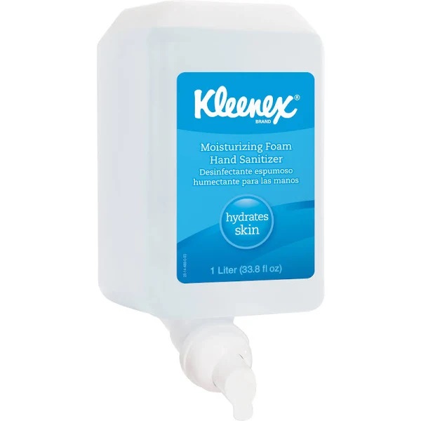  Kleenex हैंड सैनिटाइज़र - फोम - कार्ट्रिज - 0.3 गैलन - मॉइस्चराइज़र - जीवाणुरोधी - साफ़...
