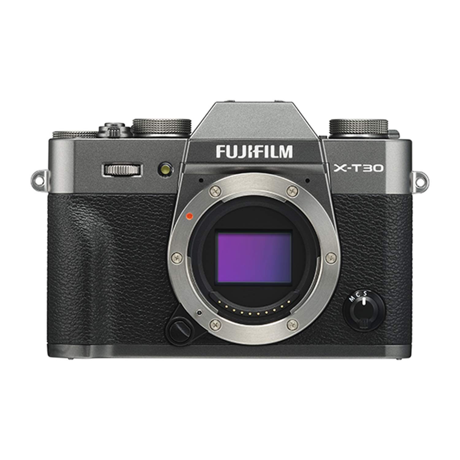 Fujifilm फुजीफिल्म एक्स-टी 30 मिररलेस डिजिटल कैमरा बॉडी - चारकोल सिल्वर